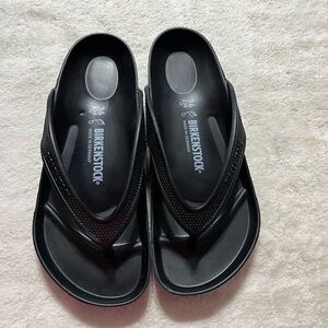 Birkenstock Honolulu Eva Black Sandals Thong Flip flops Womens Sz 5, 5.2 EU 36